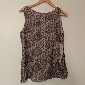 Putty Watercolor Tortoise V-Neck Tank